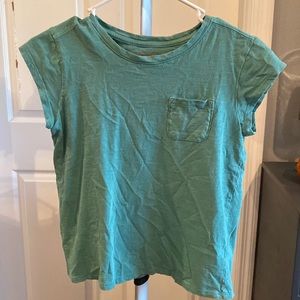 Green shirt with pocket